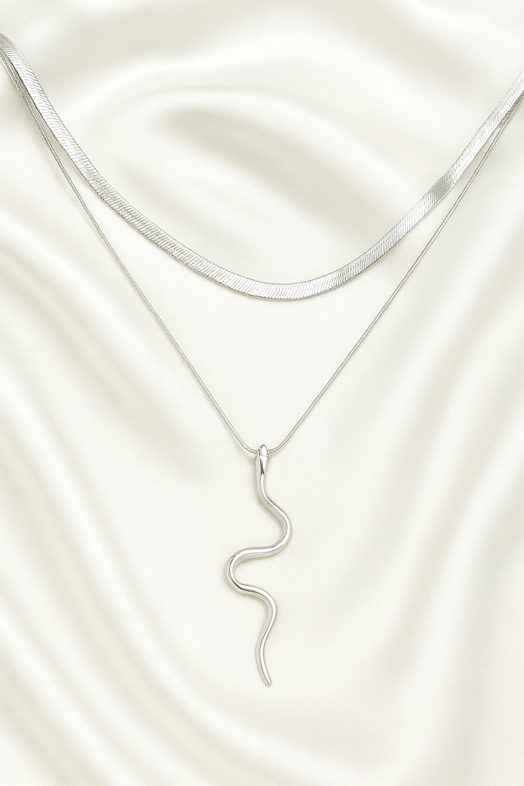 Naszyjnik Snake Silver