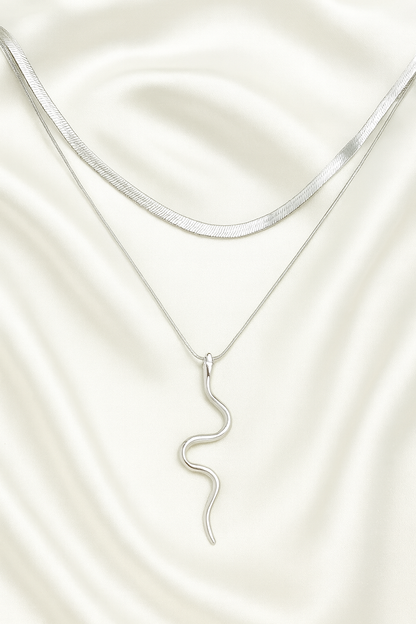 Naszyjnik Snake Silver